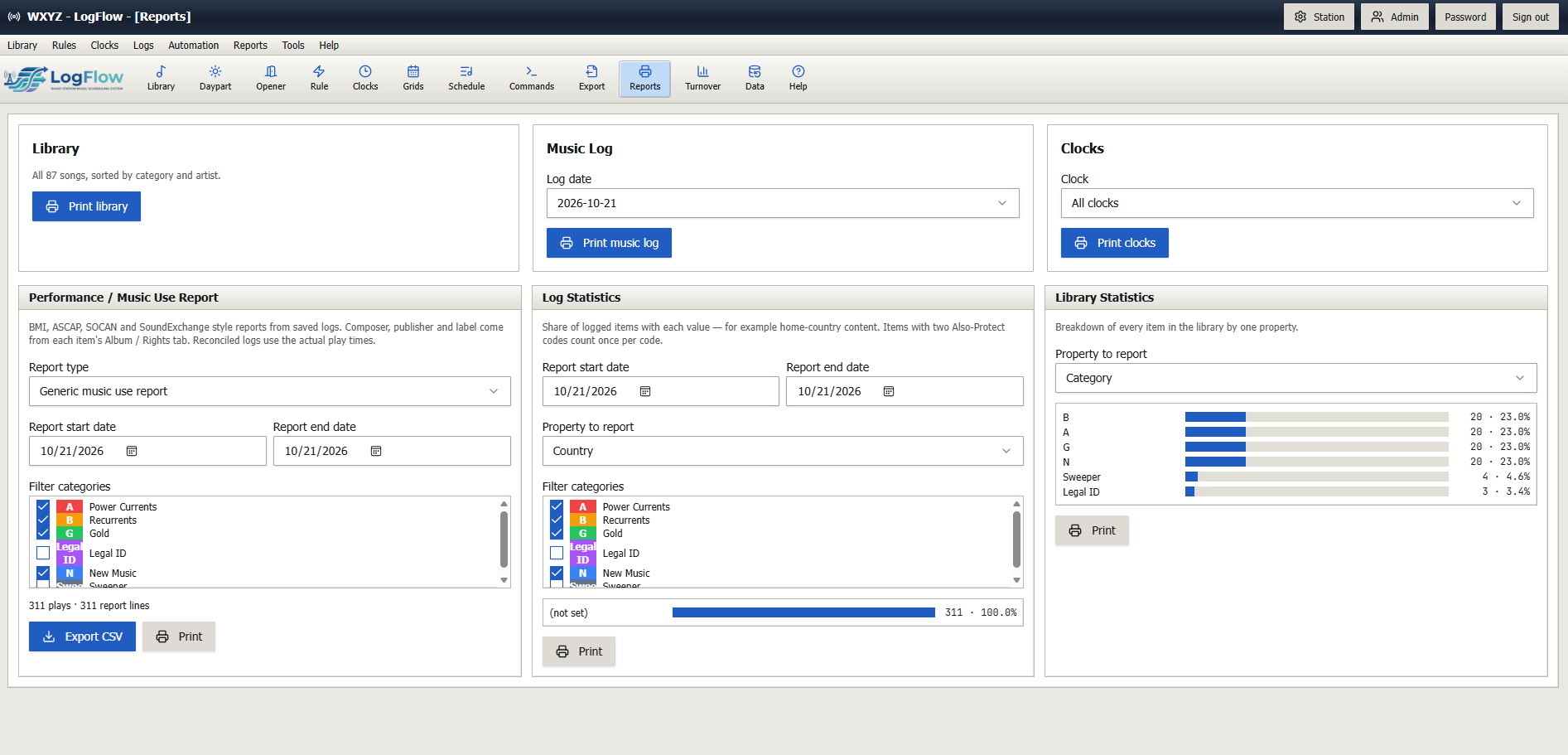 LogFlow Reports